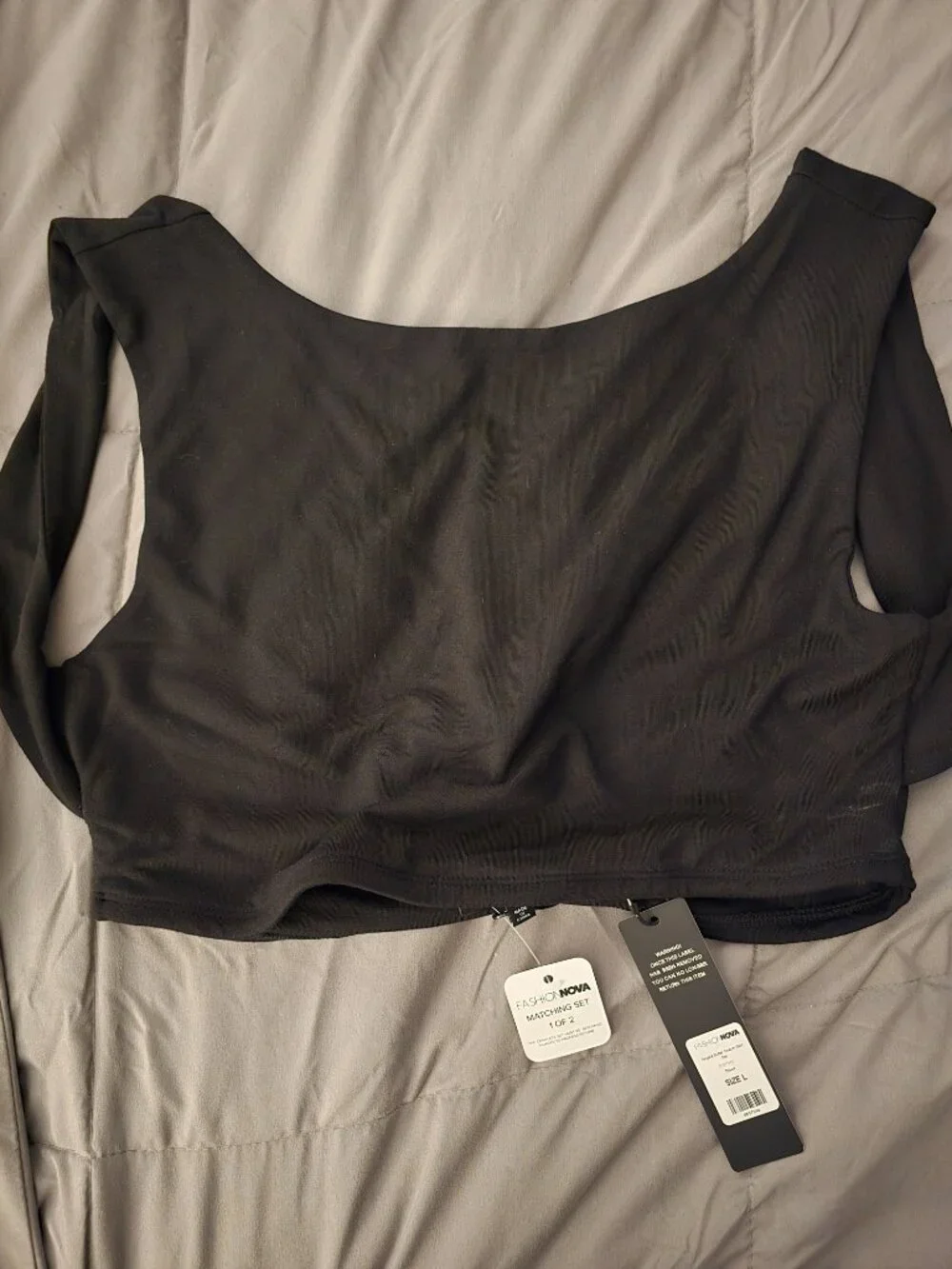 Angela Butter Snatch Skirt Set - Black (L)